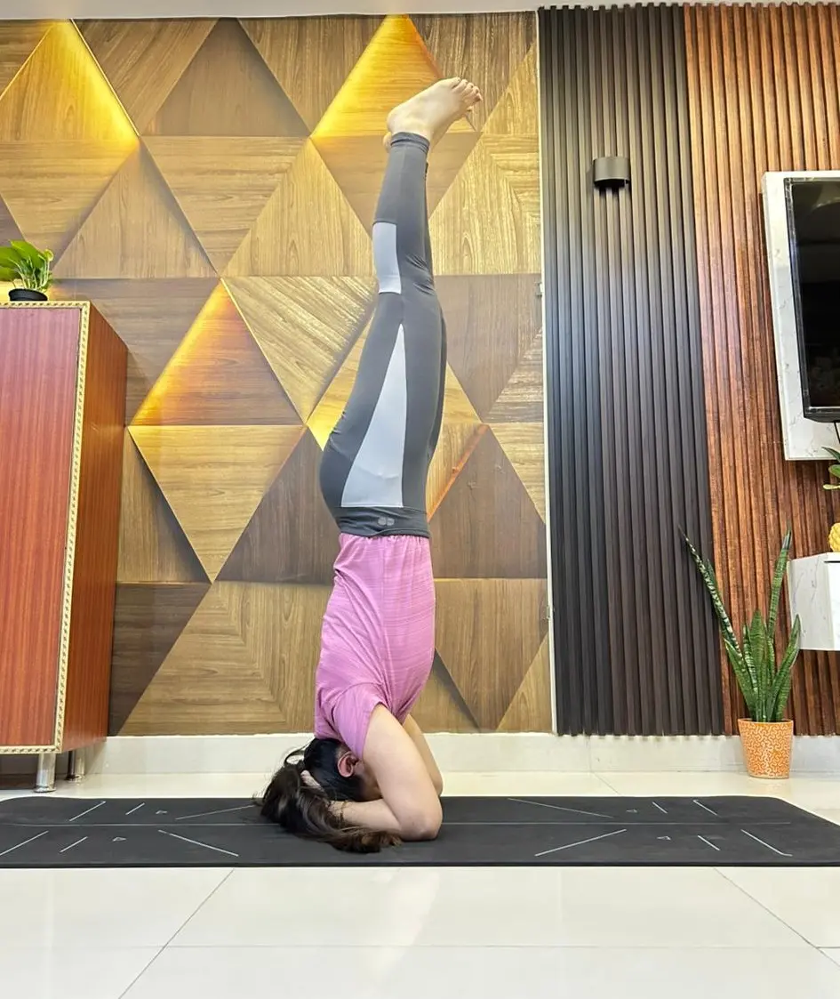 Certified yoga teacher and instructor at home session in Old Faridabad, Faridabad